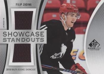 2019-20 SP Game Used - Showcase Standouts Jersey #SS-FZ Filip Zadina Front