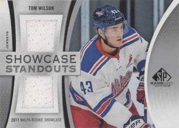 2019-20 SP Game Used - Showcase Standouts Jersey #SS-TW Tom Wilson Front