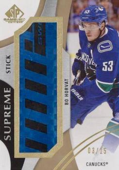 2019-20 SP Game Used - Supreme Jumbo Relics #PA-BO Bo Horvat Front