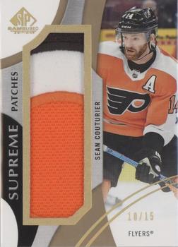 2019-20 SP Game Used - Supreme Jumbo Relics #PA-CO Sean Couturier Front