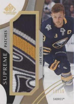 2019-20 SP Game Used - Supreme Jumbo Relics #PA-JE Jack Eichel Front