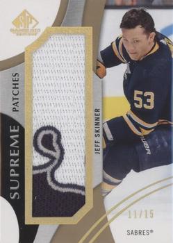 2019-20 SP Game Used - Supreme Jumbo Relics #PA-JS Jeff Skinner Front