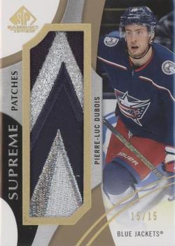 2019-20 SP Game Used - Supreme Jumbo Relics #PA-PD Pierre-Luc Dubois Front