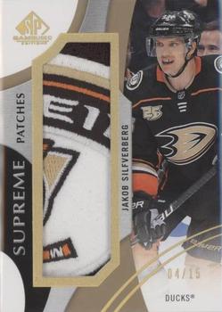 2019-20 SP Game Used - Supreme Jumbo Relics #PA-SI Jakob Silfverberg Front