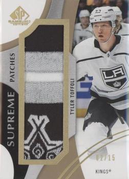 2019-20 SP Game Used - Supreme Jumbo Relics #PA-TT Tyler Toffoli Front