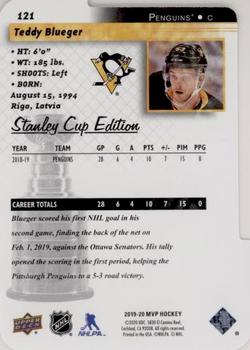 2019-20 Upper Deck - MVP Stanley Cup Edition Colors & Contours Update #121 Teddy Blueger Back