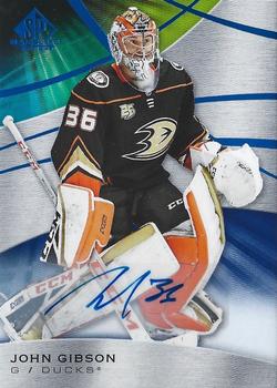 2019-20 SP Game Used - Blue Autographs #57 John Gibson Front