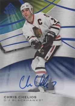 2019-20 SP Game Used - Blue Autographs #73 Chris Chelios Front