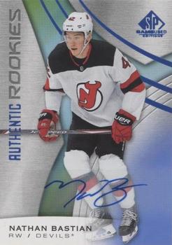 2019-20 SP Game Used - Blue Autographs #153 Nathan Bastian Front
