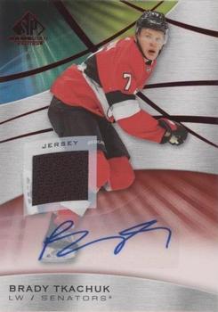 2019-20 SP Game Used - Red Autograph Jersey #8 Brady Tkachuk Front