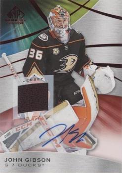 2019-20 SP Game Used - Red Autograph Jersey #57 John Gibson Front