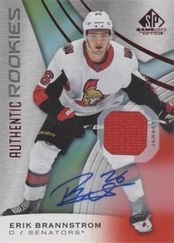 2019-20 SP Game Used - Red Autograph Jersey #117 Erik Brannstrom Front