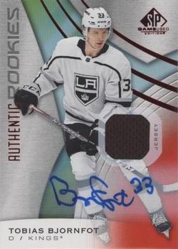 2019-20 SP Game Used - Red Autograph Jersey #168 Tobias Bjornfot Front
