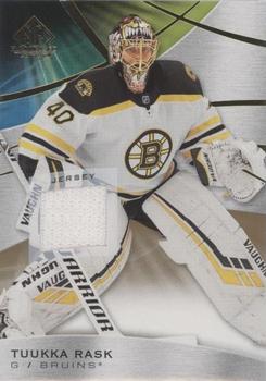 2019-20 SP Game Used - Gold Jersey Relics #20 Tuukka Rask Front