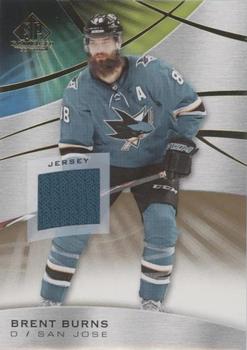 2019-20 SP Game Used - Gold Jersey Relics #33 Brent Burns Front