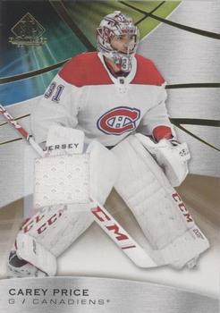 2019-20 SP Game Used - Gold Jersey Relics #60 Carey Price Front
