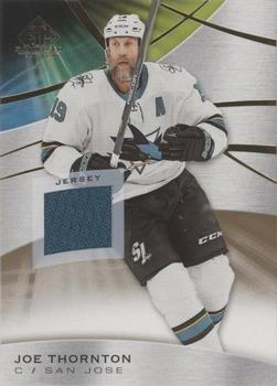 2019-20 SP Game Used - Gold Jersey Relics #65 Joe Thornton Front