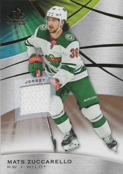 2019-20 SP Game Used - Gold Jersey Relics #96 Mats Zuccarello Front