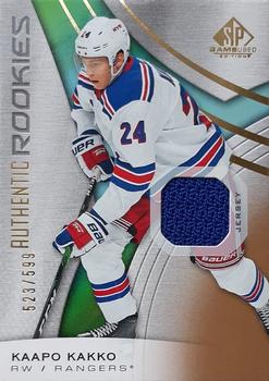 2019-20 SP Game Used - Gold Jersey Relics #101 Kaapo Kakko Front