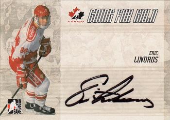 2007 In The Game Going For Gold - Autographs #23 Eric Lindros Front
