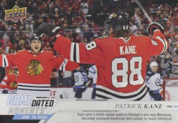 2019-20 Upper Deck Game Dated Moments #42 Patrick Kane Front