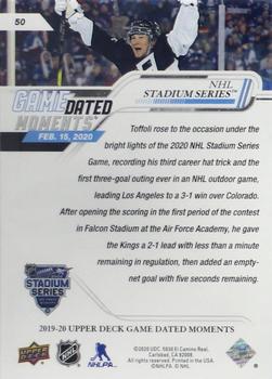 2019-20 Upper Deck Game Dated Moments #50 Tyler Toffoli Back
