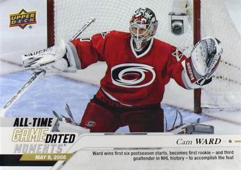 2019-20 Upper Deck Game Dated Moments #74 Cam Ward Front