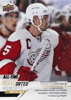 2019-20 Upper Deck Game Dated Moments #78 Nicklas Lidstrom Front
