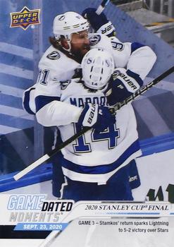 2019-20 Upper Deck Game Dated Moments #110 2020 Stanley Cup Final Front