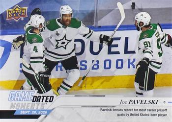 2019-20 Upper Deck Game Dated Moments #112 Joe Pavelski Front