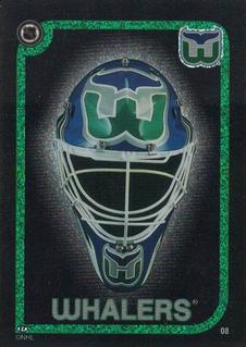 1996 Peninsula Vending NHL Goalie Mask Stickers #14 Hartford Whalers Front