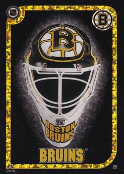1995 Peninsula Vending NHL Goalie Mask Stickers #25 Boston Bruins Front
