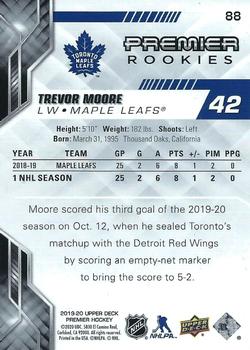 2019-20 Upper Deck Premier #88 Trevor Moore Back