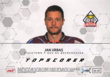 2019-20 Playercards Update (DEL) #439 Jan Urbas Back