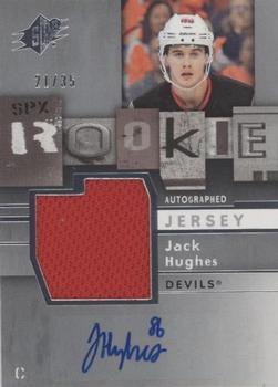 2019-20 SPx - 2009-10 Retro Rookie Autographed Jersey #09-JH Jack Hughes Front