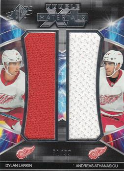 2019-20 SPx - Double XL Duos Materials #XD-LA Dylan Larkin / Andreas Athanasiou Front