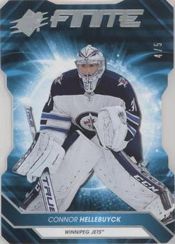 2019-20 SPx - Finite Die Cut Variant #F-50 Connor Hellebuyck Front