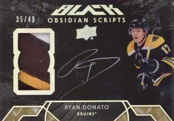 2019-20 SPx - 2018-19 UD Black Update #OS-RD Ryan Donato Front