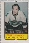 1969-70 O-Pee-Chee - Four-in-One Mini-Cards Singles #NNO Charlie Hodge Front
