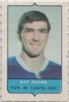 1969-70 O-Pee-Chee - Four-in-One Mini-Cards Singles #NNO Pat Quinn Front