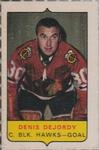 1969-70 O-Pee-Chee - Four-in-One Mini-Cards Singles #NNO Denis DeJordy Front