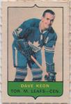 1969-70 O-Pee-Chee - Four-in-One Mini-Cards Singles #NNO Dave Keon Front