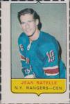1969-70 O-Pee-Chee - Four-in-One Mini-Cards Singles #NNO Jean Ratelle Front