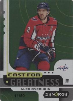 2019-20 Upper Deck Synergy - Cast for Greatness Green Achievements #CG-9 Alex Ovechkin Front