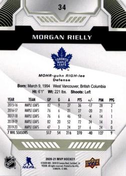 2020-21 Upper Deck MVP #34 Morgan Rielly Back