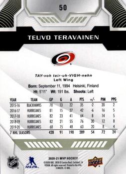 2020-21 Upper Deck MVP #50 Teuvo Teravainen Back