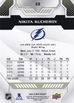 2020-21 Upper Deck MVP #69 Nikita Kucherov Back