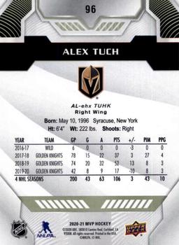 2020-21 Upper Deck MVP #96 Alex Tuch Back