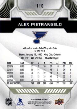 2020-21 Upper Deck MVP #110 Alex Pietrangelo Back