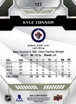 2020-21 Upper Deck MVP #122 Kyle Connor Back